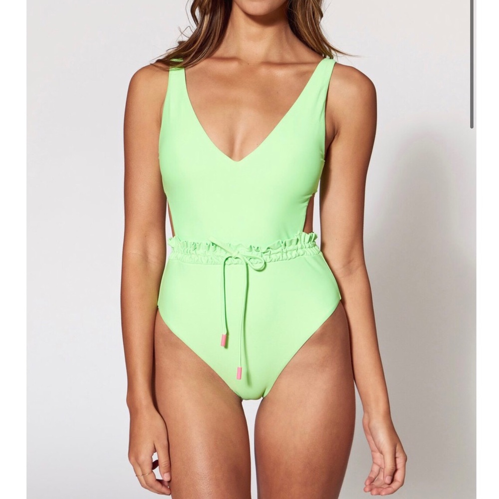 Red Carter EMILIE one piece bathing suit